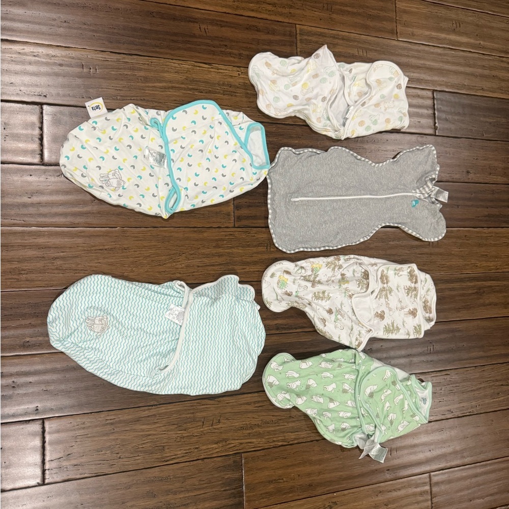 Disney Baby Night Time Swaddle Sets  - Teal, Gray, White